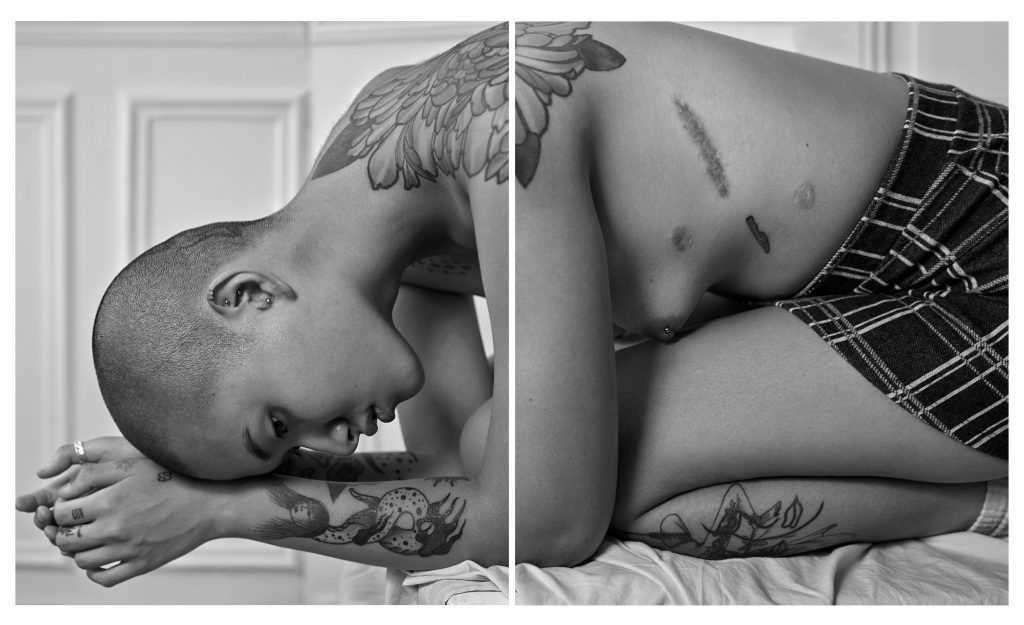 Portrait naturel et doux en intérieur d’une modele Elaine Wok – photographie par Olivier Jeanne-Rose