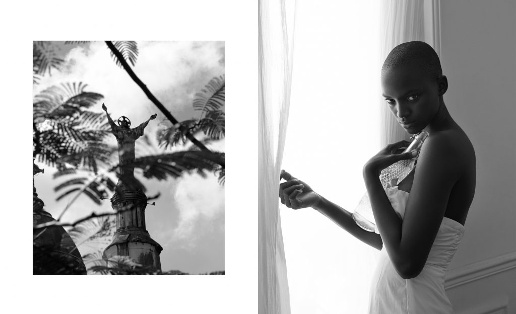 portrait d’une femme avec lumière douce dans une maison sur une ile paradisiaque – photographie par Olivier Jeanne-Rose