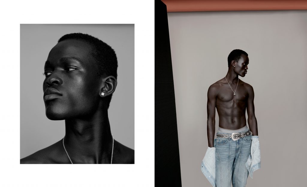 portrait en studio d’un homme avec lumière enveloppante et douce – photographie par Olivier Jeanne-Rose